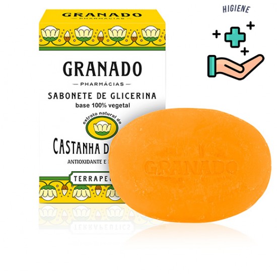 Sabonete Granado glicerina  Castanha do Brasil barra 90 g
